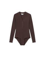 Body ajusté chocolat Taro