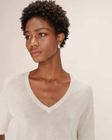 Top en lurex argent Taylor