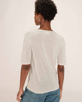 Top en lurex argent Taylor