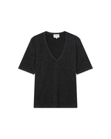 Top en lurex noir Taylor