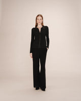 Fitted lurex cardigan black Teller