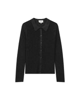 Fitted lurex cardigan black Teller