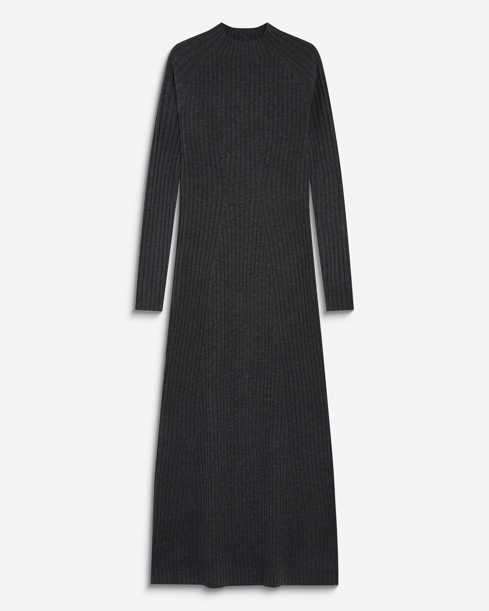 Vestido largo de punto anthracite Alexandra