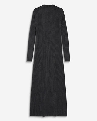 Vestido largo de punto anthracite Alexandra