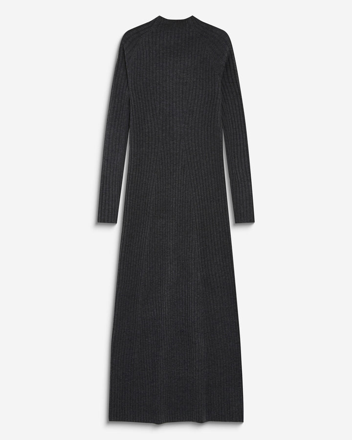 Vestido largo de punto anthracite Alexandra