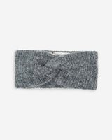 Bandeau croisé en maille anthracite Auden