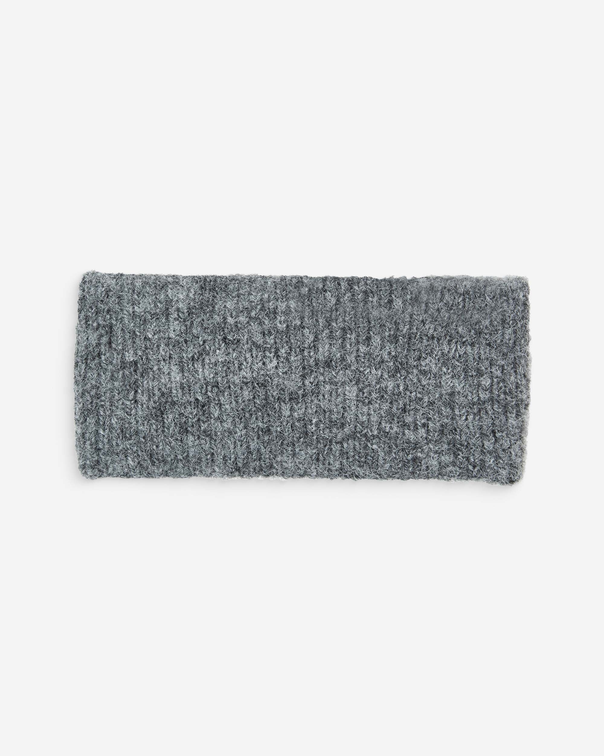 Bandeau croisé en maille anthracite Auden