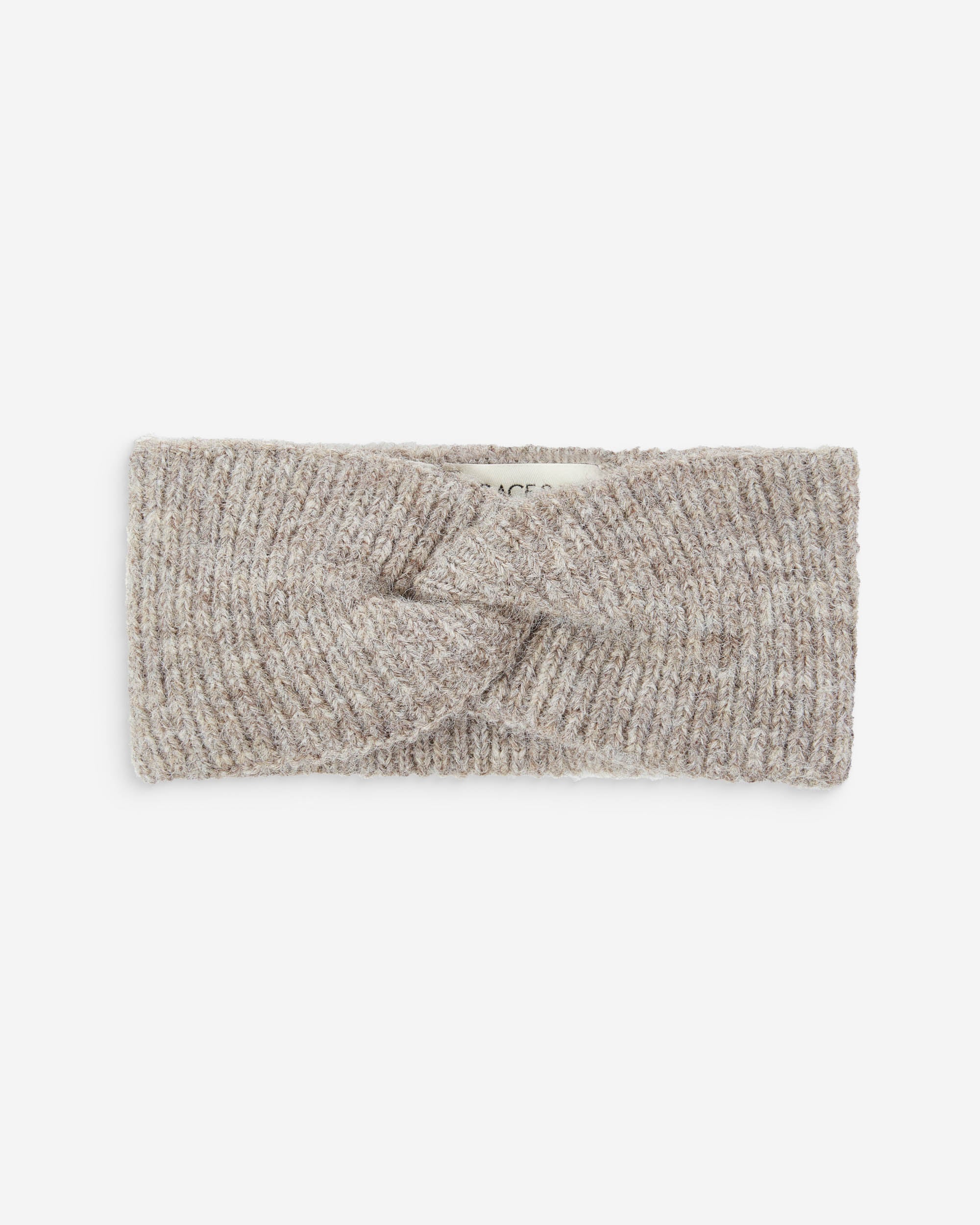 Diadema de punto taupe Auden