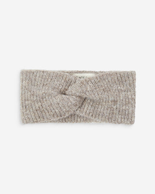 Diadema de punto taupe Auden