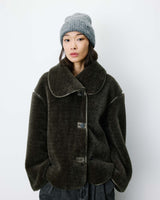 Bonnet en laine mélangée anthracite Antorin