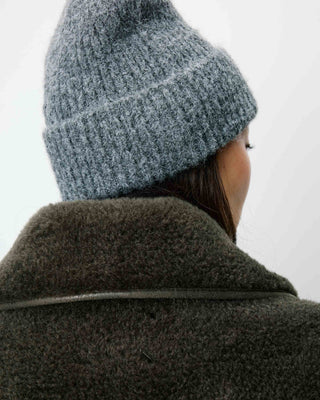 Bonnet en laine mélangée anthracite Antorin