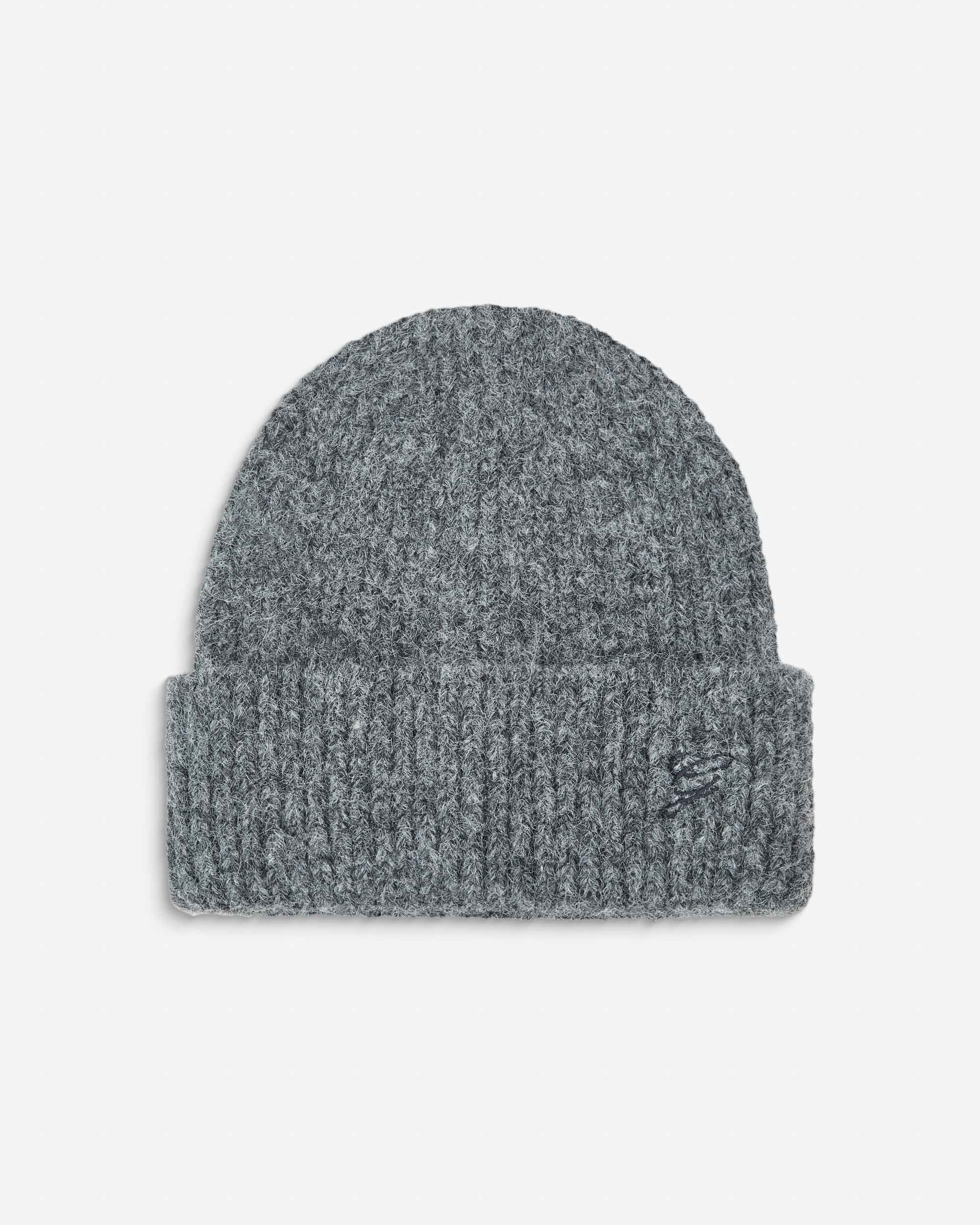 Bonnet en laine mélangée anthracite Antorin