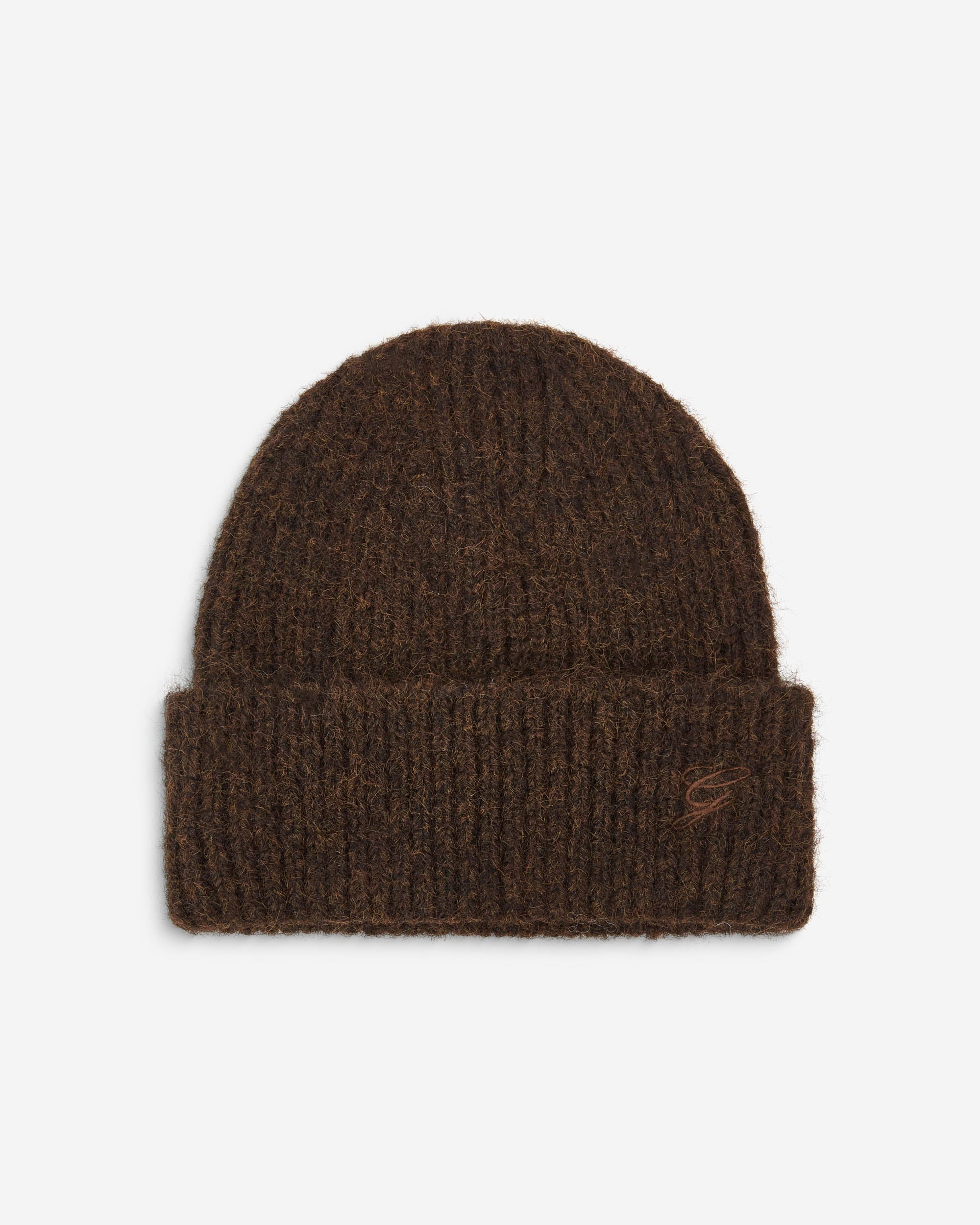 Gorro de mezcla de lana chocolat Antorin