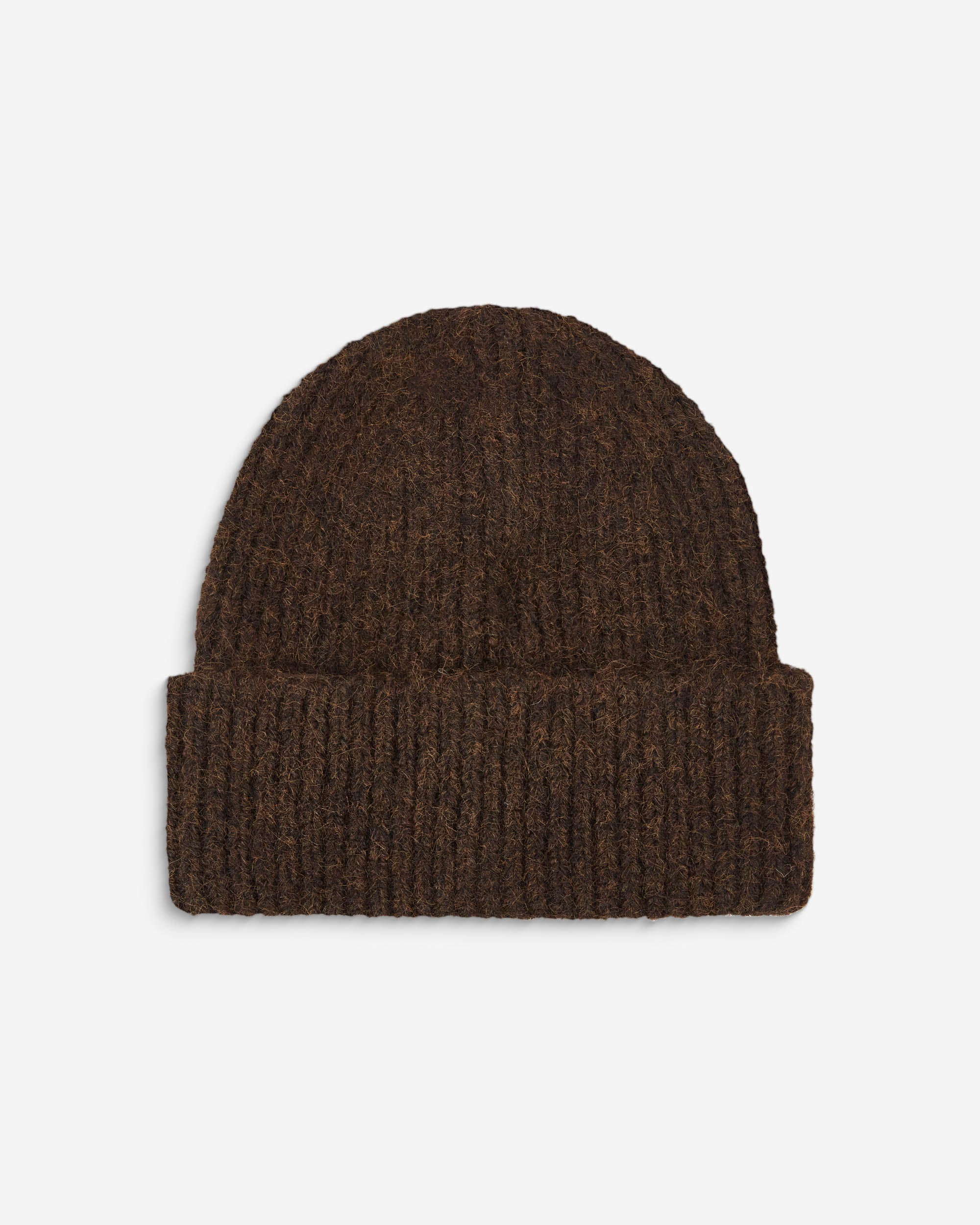 Gorro de mezcla de lana chocolat Antorin