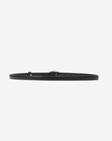 Ceinture fine en similicuir noir Abel