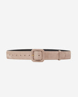 Ceinture en suédine boucle carrée assortie grege Alvaro