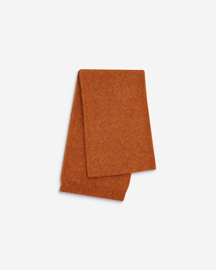 Alpaca wool-blend scarf camel Aglae