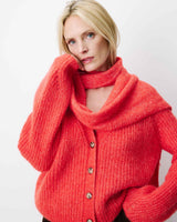 Alpaca wool-blend scarf sanguine Aglae