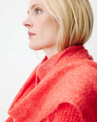 Alpaca wool-blend scarf sanguine Aglae