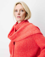 Alpaca wool-blend scarf sanguine Aglae
