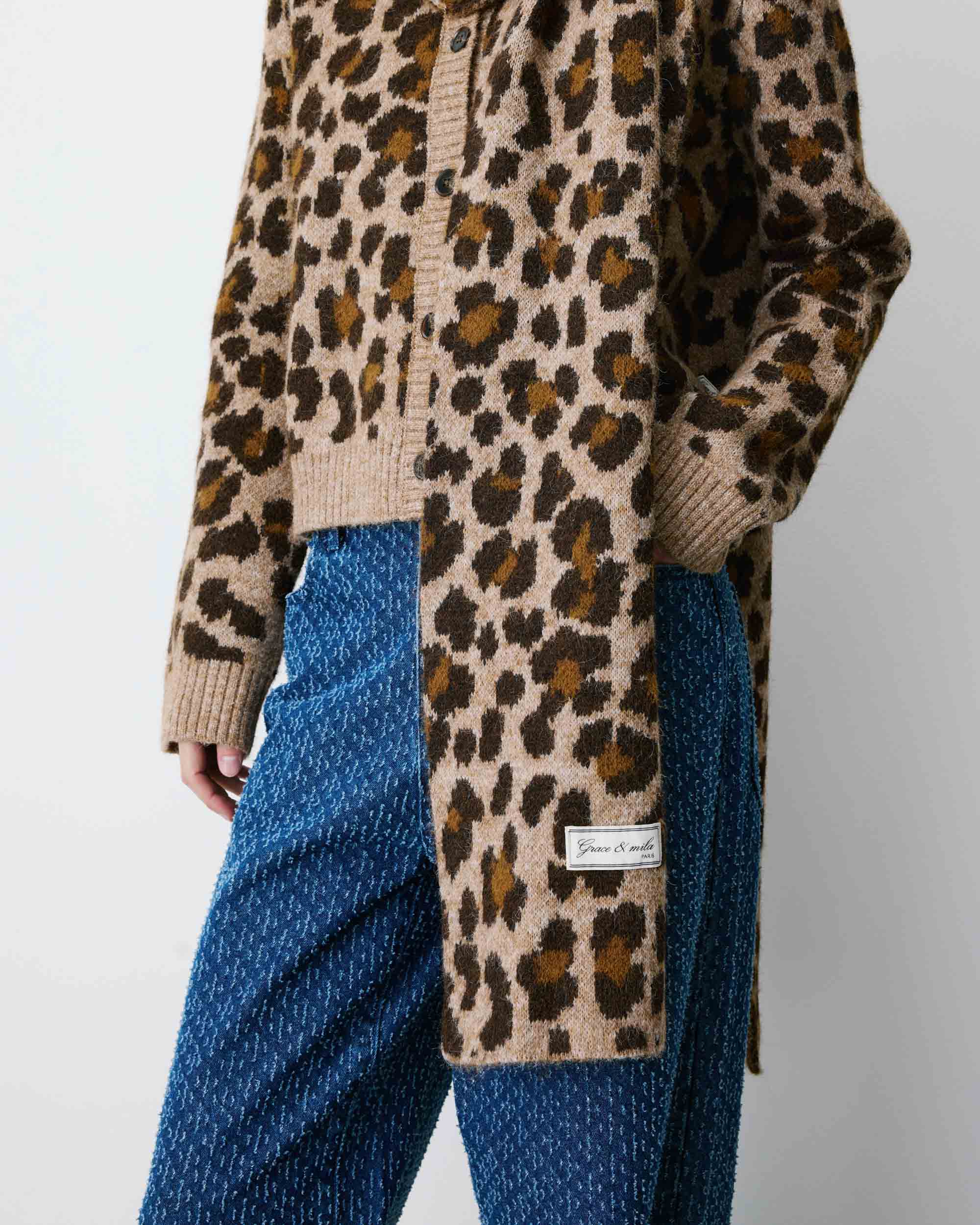 Bufanda estampada leo Adra