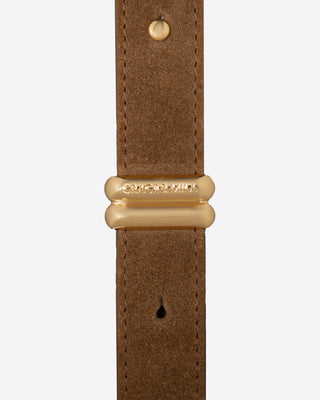 Sac seau en cuir de vachette camel Le come
