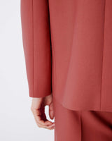Blazer droit à boutonnage croisé blush Noix