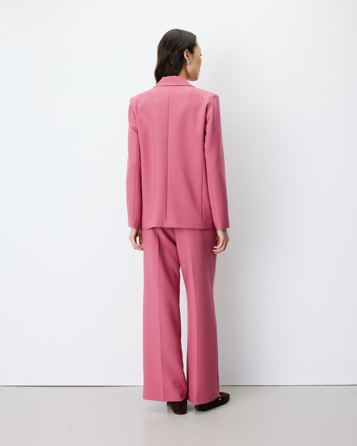 Double-breasted blazer blush Noix
