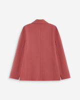 Double-breasted blazer blush Noix
