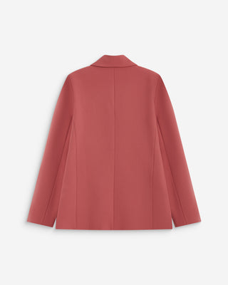Double-breasted blazer blush Noix