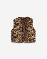 Veste sans manches réversible en velours côtelé leo Alexis