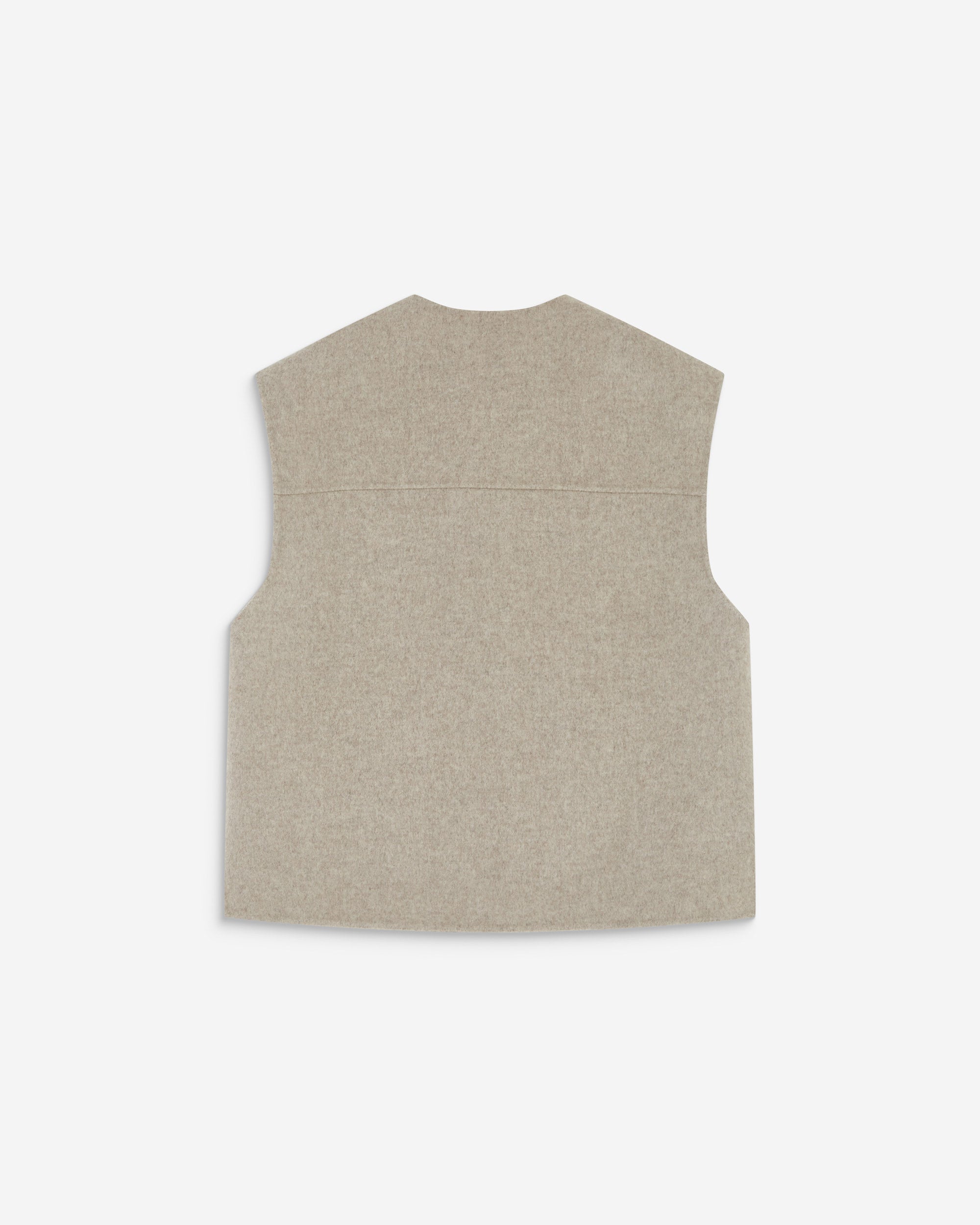 Veste sans manches oversize sable Adagio
