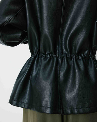 Chaqueta de polipiel noir Auburn