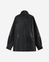 Chaqueta de polipiel noir Auburn