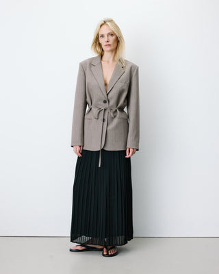 Striped tailored blazer rayure Acario