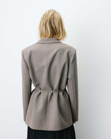 Striped tailored blazer rayure Acario
