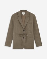 Striped tailored blazer rayure Acario