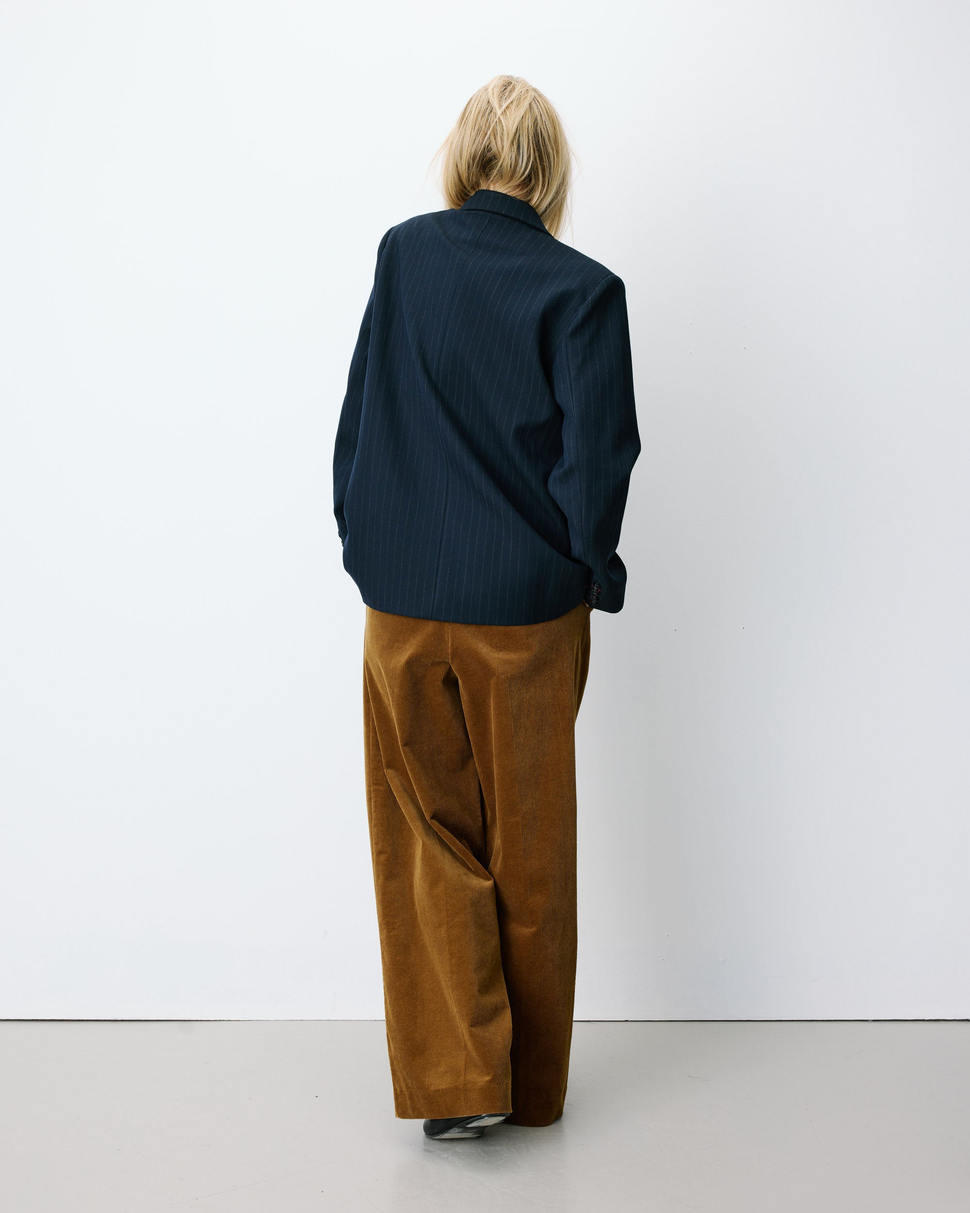 Blazer de raya diplomática marine Auguste