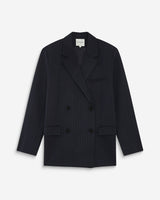 Blazer de raya diplomática marine Auguste