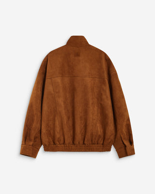 Chaqueta oversize efecto ante camel Arielle