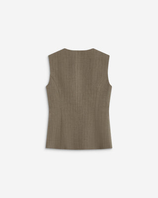 Chaleco de traje a rayas rayure Aristide