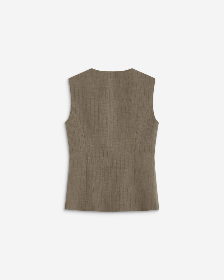 Chaleco de traje a rayas rayure Aristide