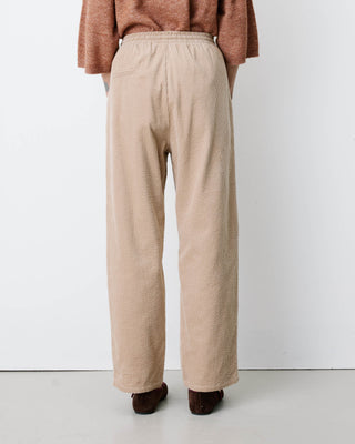 Corduroy pants with adjustable waist beige Liberty