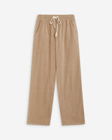 Corduroy pants with adjustable waist beige Liberty