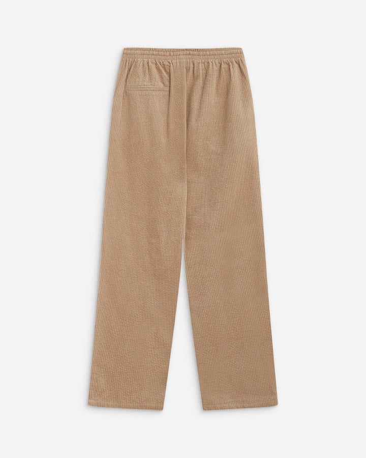 Corduroy pants with adjustable waist beige Liberty