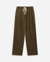 Pantalon velours côtelé taille ajustable kaki Liberty