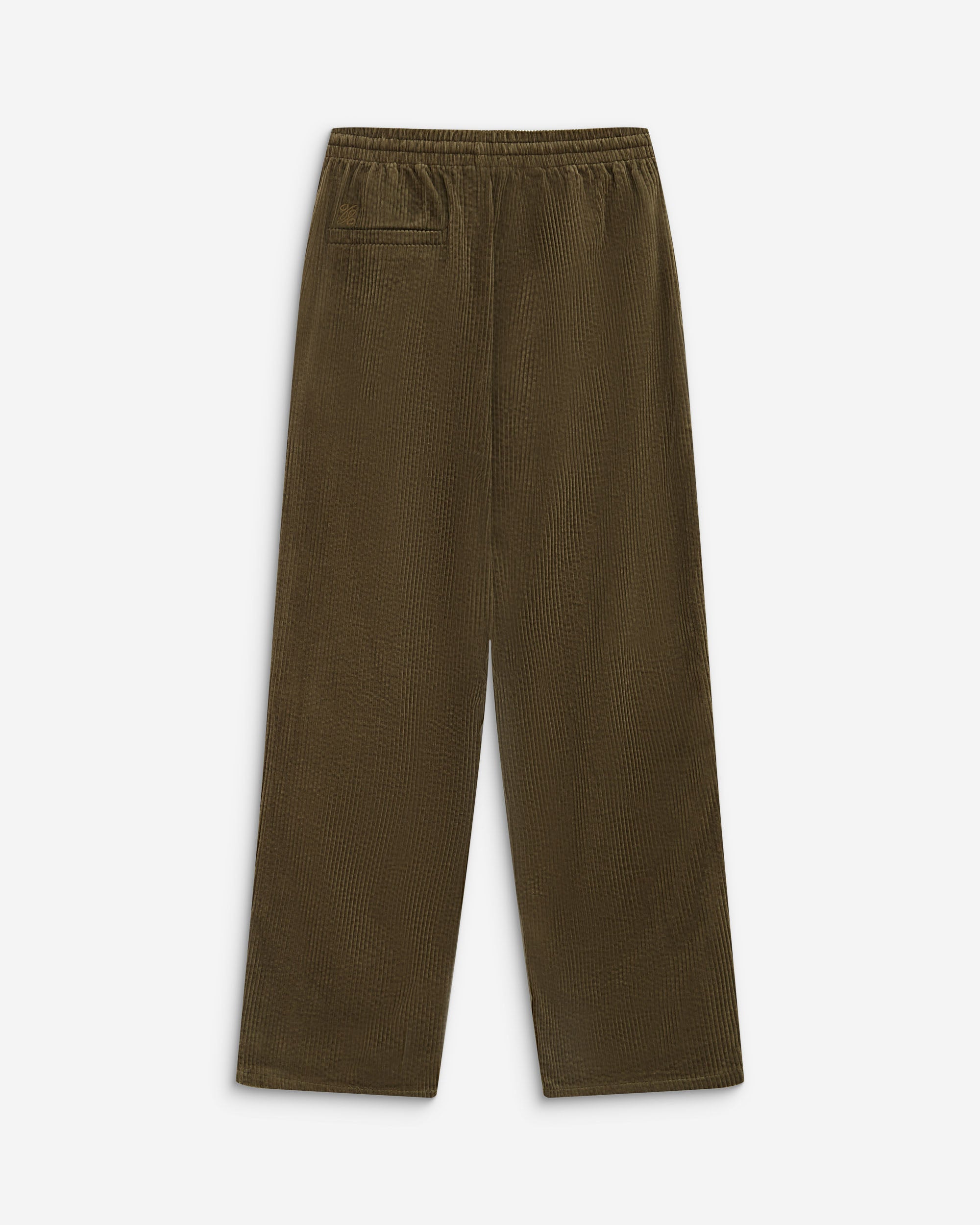 Pantalon velours côtelé taille ajustable kaki Liberty