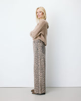 High-waist loose printed jeans leo Socca