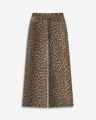 High-waist loose printed jeans leo Socca