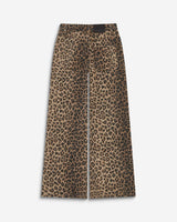 High-waist loose printed jeans leo Socca